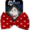 Mirage Pet 1135-BT Red Stars Pet Bow Tie