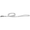 Petpal Clear Jewel Pet Leash; White - 0.5 in. x 4 ft.