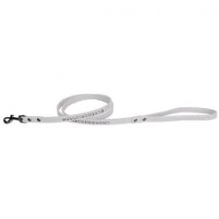 Petpal Clear Jewel Pet Leash; White - 0.5 in. x 4 ft.