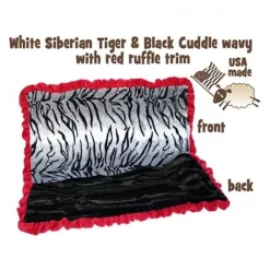 Mirage Pet 500-061 HL White Siberian Tiger Pet Blanket - Size 0.5