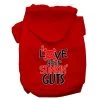 Mirage Pet 62-439 RDXXL Love Your Stinkin Guts Screen Print Dog Hoodie; Red - 2XL