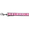 Mirage Pet 125-204 3806 Damask Bright Pink Nylon Dog Leash; 0.38 in. x 6 ft.