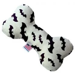 Mirage Pet 1352-SFTYBN6 Purple Bats 6 in. Stuffing Free Bone Dog Toy