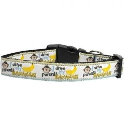 Mirage Pet Products 125-029 XL Monkey Madness Nylon Dog Collar; Extra Large