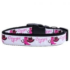 Mirage Pet Products 125-048 XL Cowgirl Nylon Dog Collar; Extra Large