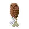 Mirage Pet 500-020 Knit Knacks Sticks the Drumstick Organic Cotton Small Dog Toy