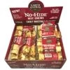 Earth Animal 853965006170 No Hide Beef Chews Dog Treats; piece of 27 Counter Box