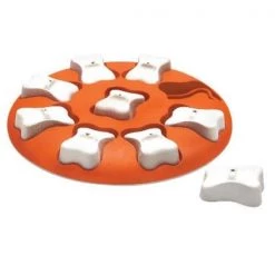 Outward Hound 700603673310 Nina Ottosson Interactive Smart Puzzle Dog Toy; Orange