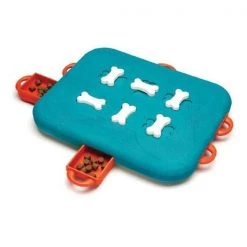 Outward Hound 700603673341 Nina Ottosson Casino Puzzle Game Interactive Dog Toy; Turquoise