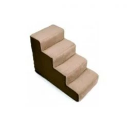 Dallas 040246960362 28 in. 4 Step Pet Step; Brown
