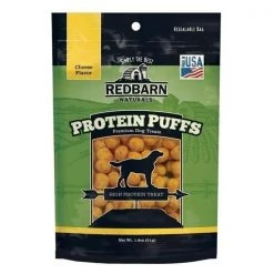 Redbarn Pet Products 785184000328 1.8 oz Protein Puffs Dog Treats; Cheese