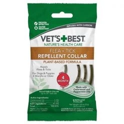 Vets Best 031658106097 Natural Flea & Tick Repellent Collar for Dogs