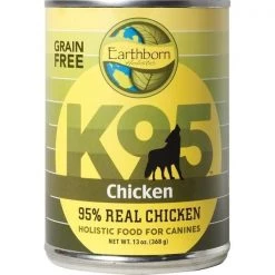 Earthborn Holistic 34846723403 K95 Chicken Grain Free 95 Percent Meat Protein Canned Dog Food; 13 oz