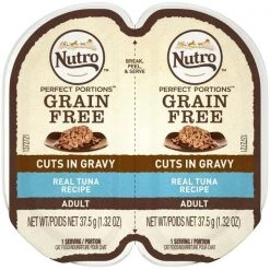 Nutro 79105123105 Perfect Portions Cuts in Gravy Tuna Recipe Cat Food; 24ea & 2.65 oz