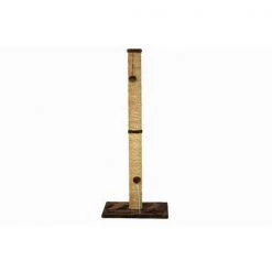 CAT CRAFT COM40SGDCFU 40 in. Sea Grass Scratching Post; Dark Chocolate