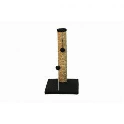 CAT CRAFT COM20SGCHFL 20 in. Sea Grass Scratching Post; Charcoal