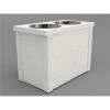 Personagrata Ecoflex Piedmont Diner with Storage - Antique White