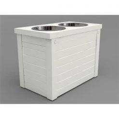 Personagrata Ecoflex Piedmont Diner with Storage - Antique White