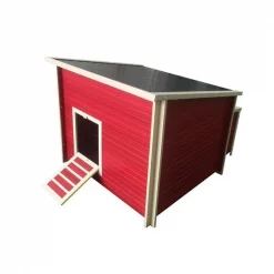 Tv Movies New Age Farm ECHK503-B-RDX Ecoflex Jumbo Fontana Chicken Barn - Red