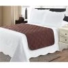 212 Main 704589 Bed Runner Protector; Chocolate Tan - King Size