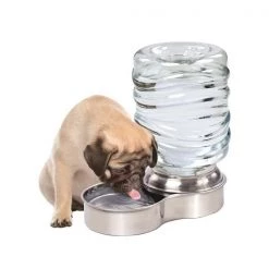 212 Main 5027 Stainless Steel Auto Fill Waterer Pet Feeder