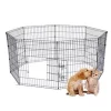 Onlinegymshop CB19871 24 in. Puppy Pet Dog Play Pen Kennel Cage
