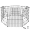 Onlinegymshop.Com Online Gym Shop CB17586 Dog Playpen Crate Fence Puppy & Pet Exercise Cage Kennel 8 Panel