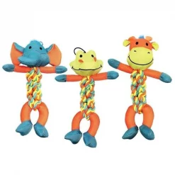 Boss Pet Products 1868223 Braided Pet Toy Rope Character; 12 in.