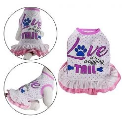 Primeware 6120-XXS Love Is Wagging Tail Dress -2XS