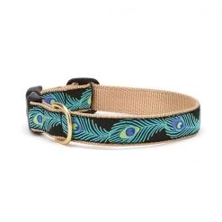 Up Country Organics Up Country PECCQ3W Peacock Pet Collar - Medium Wide