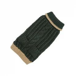 Up Country Organics Up Country GCCSWM Forest Classic Cable Pet Sweater - Medium