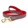 Up Country Organics Up Country HTBLFSW 4 ft. Wide Classic Black Houndstooth Lead for Pet