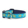 Up Country Organics Up Country TTLCQ3N Sea Turtle Pet Collar - Medium Narrow