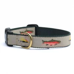 Up Country Organics Up Country FLYCQ3W Fly Fishing Pet Collar - Medium Wide