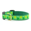 Up Country Organics Up Country NSHCQ1N Shamrock Pet Collar - Extra Small Narrow