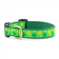 Up Country Organics Up Country NSHCQ1N Shamrock Pet Collar - Extra Small Narrow