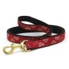 Up Country Organics Up Country BANLFLWD 6 ft. Wide Double Sided Bandana Lead for Pet