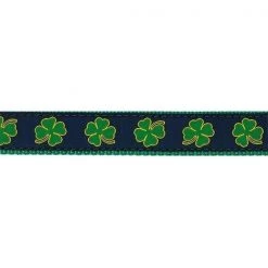 Up Country Organics Up Country NVSDH2N Navy Shamrock Pet Harness - Small Narrow