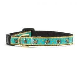 Up Country Organics Up Country BEECC12 Bee Cat Collar - Size 12