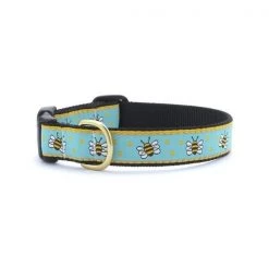 Up Country Organics Up Country BEECQ2W Bee Pet Collar - Small Wide