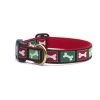 Up Country Organics Up Country XBOCQ2W Christmas Bones Pet Collar - Small Wide
