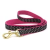 Up Country Organics Up Country WDOLFLN 6 ft. Narrow Black & White Dot Lead for Pet