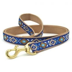 Up Country Organics Up Country AZTLFSW 4 ft. Wide Aztec Blue Lead for Pet