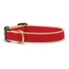 Up Country Organics Up Country RTBBCMN Red & Tan Bamboo Pet Collar - Medium Narrow