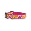 Up Country Organics Up Country FLOCQ1N Flower Power Pet Collar - Extra Small Narrow