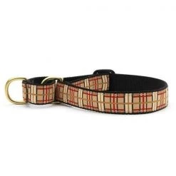 Up Country Organics Up Country UPCMG3W Plaid Martingale Pet Collar - Medium