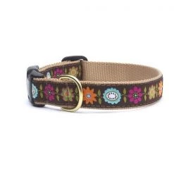 Up Country Organics Up Country BEFCQ3W Bella Floral Pet Collar - Medium Wide