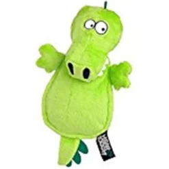 Pamperedpets Hear Doggy Gator Flattie Toy