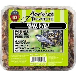 Americas Favorite 064404 2 lbs Fruit And Nut Large Seed Cake - 480 Per Pallet