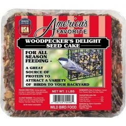 Americas Favorite 064407 2 lbs Woodpeckers Delight Large Seed Cake - 480 Per Pallet